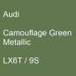 Preview: Audi, Camouflage Green Metallic, LX6T / 9S.